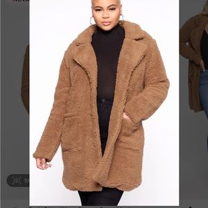 Fuzzy Sherpa Coat Jacket
